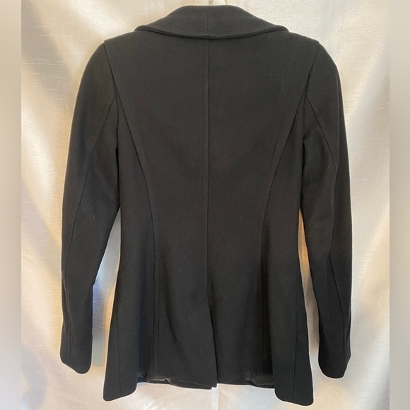 Babaton Wool  Blend Black Quincy Modern TrenchCoat Ladies XSM - Picture 9 of 16